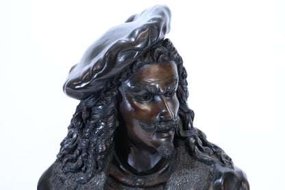 Bronze Bust of a Renaissance Gentleman