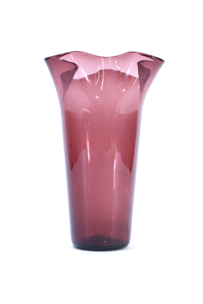 Art Glass Amethyst Vase