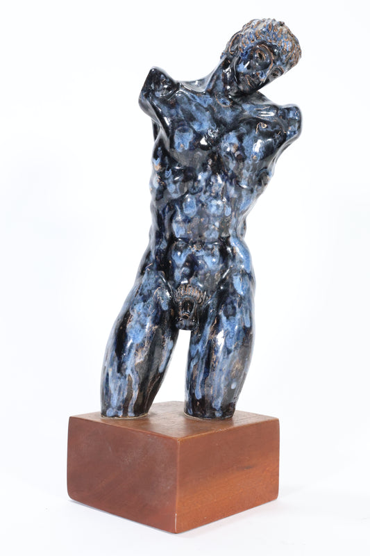 A Nude Ceramic Sculpture by Lester Raymer, Addressed to Cliff Raven