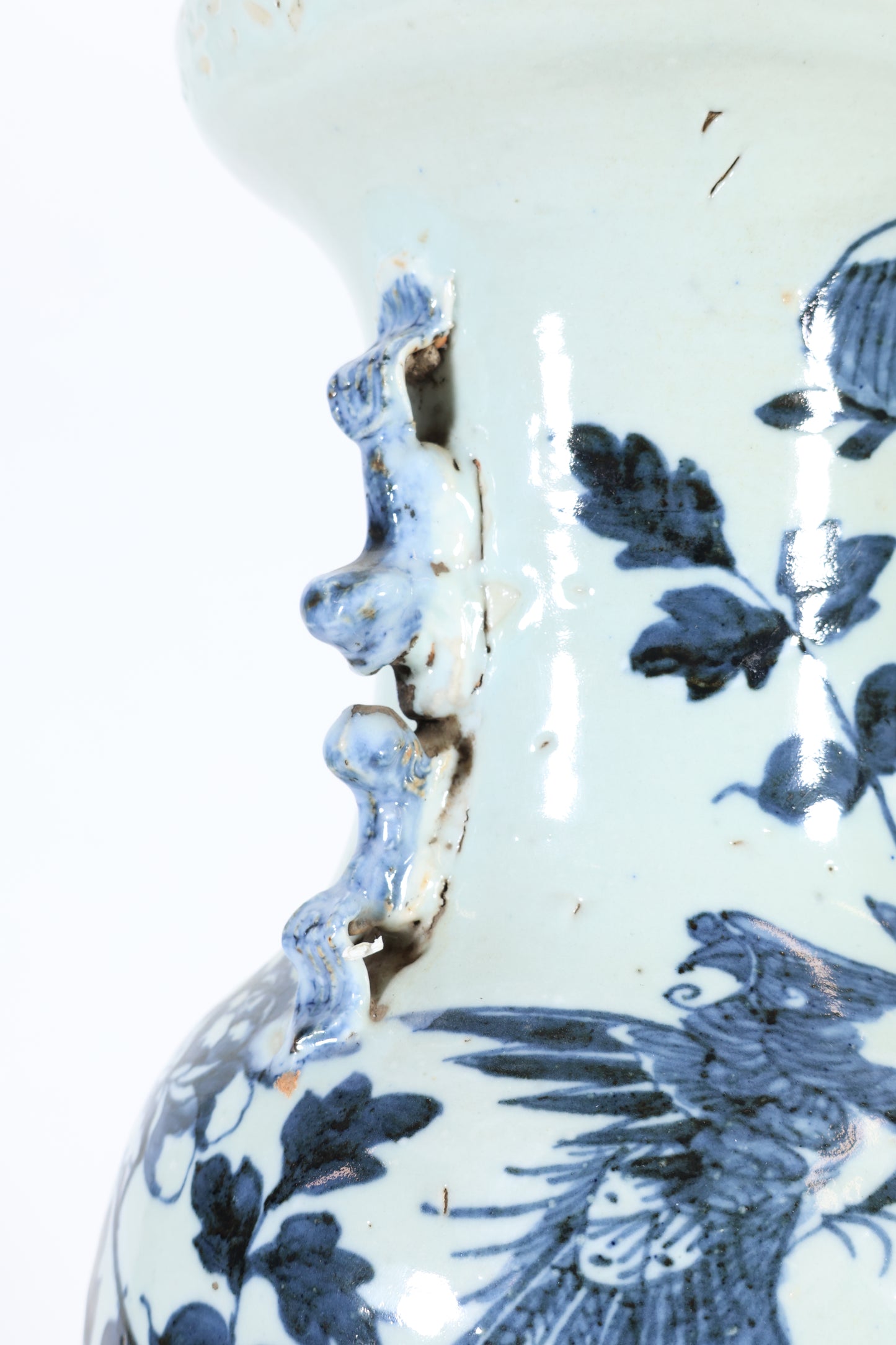 A 19th C. Chinese Porcelain Blue & White Vase