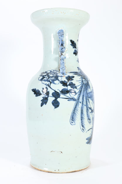 A 19th C. Chinese Porcelain Blue & White Vase