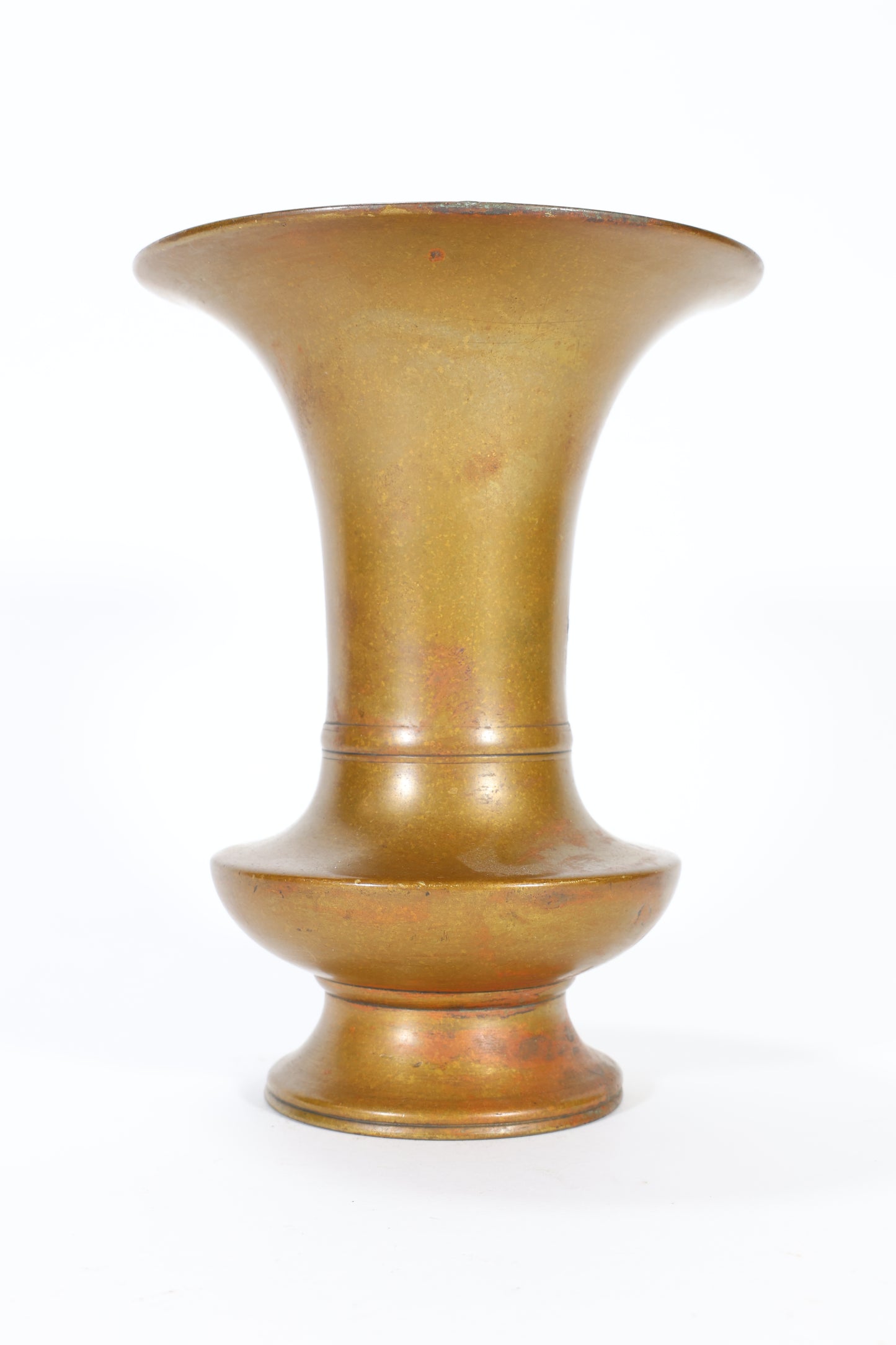 Chinese Bronze Gu-Form Vase