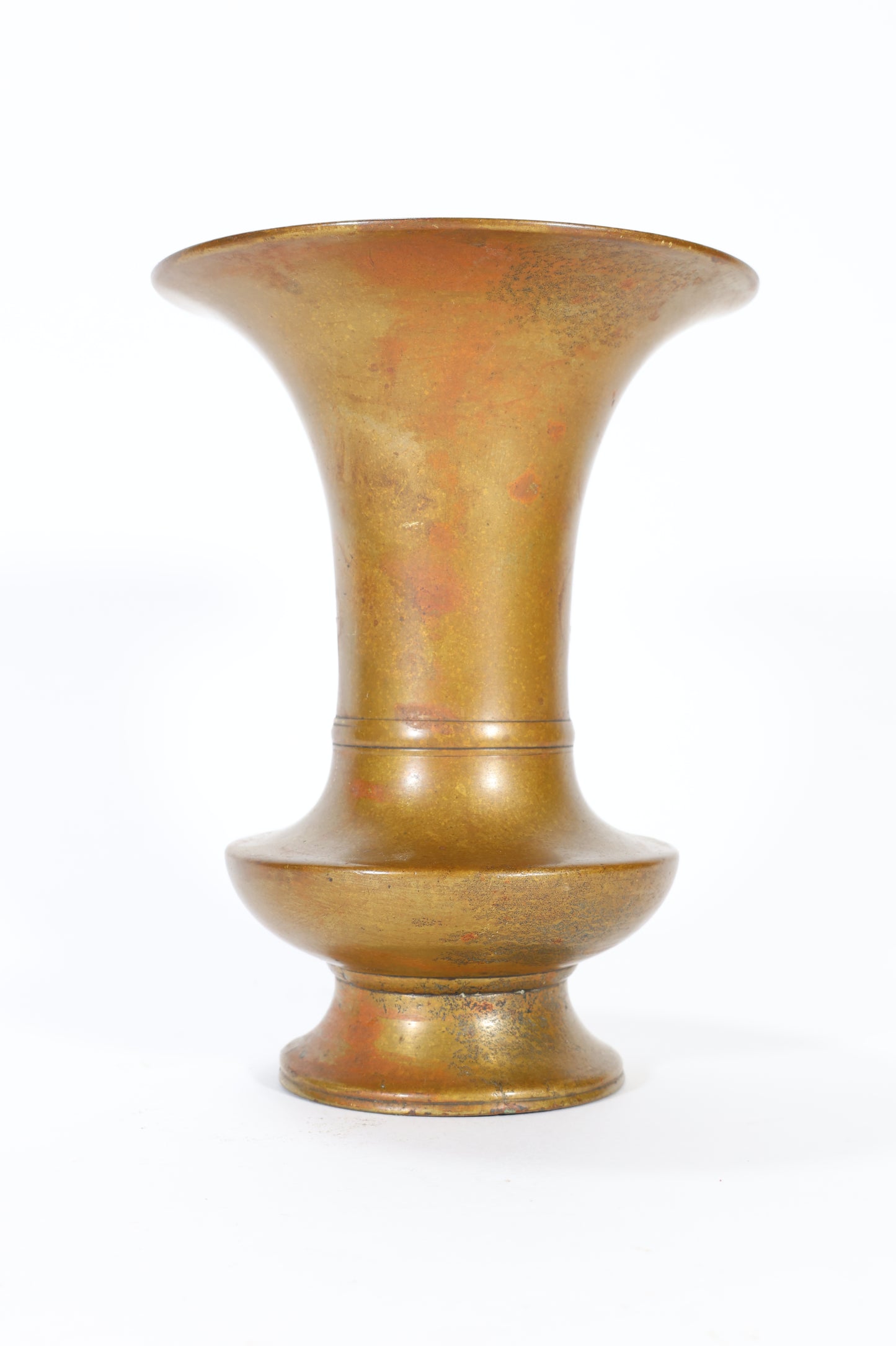 Chinese Bronze Gu-Form Vase