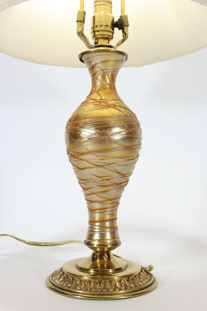 Durand Pulled Glass Table Lamp